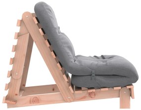 vidaXL Καναπές Κρεβάτι Futon/Στρώμα 70x206x11 Μασίφ Ξύλο Ψευδοτσούγκα