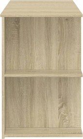 vidaXL Γραφείο Sonoma Δρυς 140 x 50 x 75 εκ. από Επεξεργασμένο Ξύλο