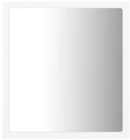 vidaXL Καθρέφτης Μπάνιου με LED Λευκός 40 x 8,5 x 37 εκ. Ακρυλικός