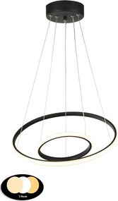 Φωτιστικό Οροφής LED 3 CCT Heronia Cronos 01-0444 Black