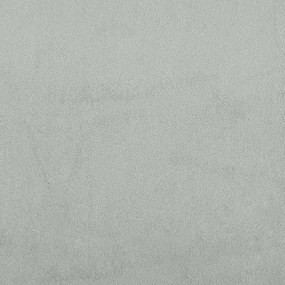 Καναπές Διθέσιος Ανοιχτό Γκρι 140 εκ Βελούδινος Διακ. Μαξιλάρια - Γκρι