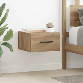 vidaXL Κομοδίνο artisan δρυς 35 x 35 x 20 εκ Επεξεργασμένο ξύλο
