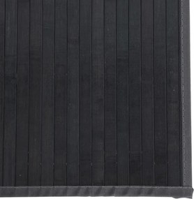 vidaXL Χαλί Ορθογώνιο Γκρι 100 x 300 εκ. Μπαμπού