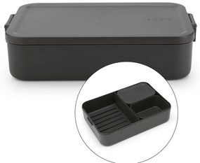 Brabantia 1006290 Δοχείο Φαγητού Πλαστικό Make&amp;Take 2L, Dark Grey