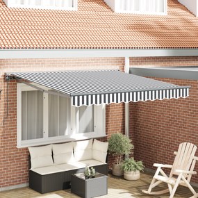 vidaXL Σκηνίτσα Αναδιπλούμενη Γκρι και Λευκό 350x250 εκ