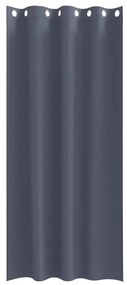 vidaXL Κουρτίνες με κουρτίνες 2 pcs Ανθρακί 225x140εκ. Πολυεστέρας