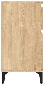vidaXL Κομοδίνα 2 τεμ. Sonoma Δρυς 40x35x70 εκ.