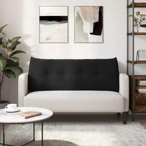 vidaXL Μαξιλάρι Πλάτης Μαύρο 120 x 50 x 24 cm Βελούδο