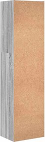vidaXL Βιβλιοθήκη Γκρι Sonoma 40x30x152 εκ. από Επεξεργ. Ξύλο