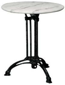 WOODWELL EKO Τραπέζι Τρίνυχο Μαντέμι, Μάρμαρο Φ70 H.74cm Ε897