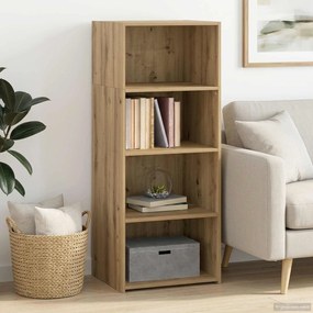 vidaXL Highboard Artisan Δρυς 50 x 41 x 124 εκ. Επεξεργασμένο Ξύλο