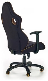 Καρέκλα γραφείου Houston 321, Γκρι, 120x64x65cm, 21 kg, Με ρόδες, Με μπράτσα, Μηχανισμός καρέκλας: Κλίση | Epipla1.gr