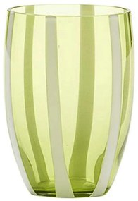 Ποτήρι Νερού Gessato GS00113 320ml Lime Zafferano Γυαλί