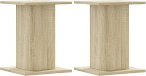 vidaXL Βάσεις Φυτών 2 Τεμ. Sonoma Δρυς 30x30x40 εκ. Επεξεργασμένο Ξύλο