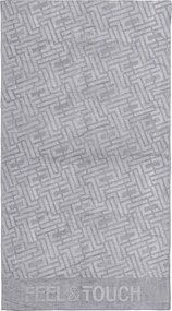 Πετσέτα Θαλάσσης (90x170) Feel & Touch Icon Titanium