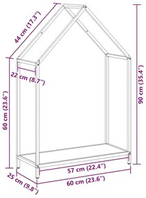 Ράφι για καυσόξυλα 60x25x90 εκ. Ατσάλι ψυχρής έλασης - Πράσινο