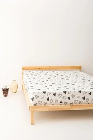 Stewehome Μονό σεντόνι από 100% βαμβάκι με απλή υφή 160x240 cm