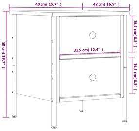 ΚΟΜΟΔΙΝΟ SONOMA ΔΡΥΣ 40 X 42 X 50 ΕΚ. ΑΠΟ ΕΠΕΞΕΡΓΑΣΜΕΝΟ ΞΥΛΟ 825985