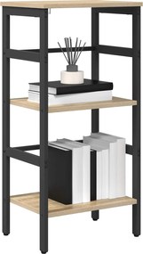 vidaXL Ράφι Βιβλίων Δρύς Sonoma 40 x 29,5 x 81 εκ Επεξεργασμένο ξύλο