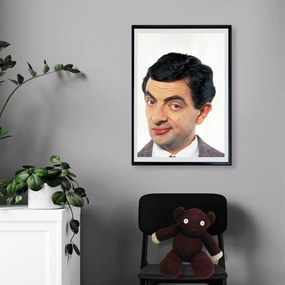 Πόστερ &amp; Κάδρο Mr Bean MV136 30x40cm Μαύρο Ξύλινο Κάδρο (με πόστερ)