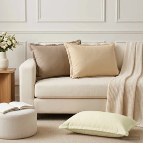 vidaXL Κάλυμμα Μαξιλαριού 2 τμχ. HOUTEN Κρεμ 50 x 80 cm Πολυεστέρας
