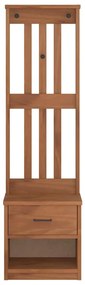 vidaXL Δέντρο χωλ "SANDNES" 45x40x159,5 εκ.Πεύκο μασίφ ξύλο