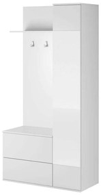 Έπιπλο Εισόδου 12106-GNw 90x195x34cm White Particle Board