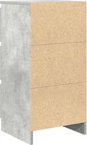 VidaXL Ντουλάπι Γκρι Σκυροδέματος 37,5x35x76 εκ. Επεξεργασμένο Ξύλο