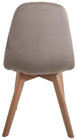 Kαρέκλα Τραπεζαρίας 275 Fylliana Χακί 43.5x51.5x87 εκ. 4αδα