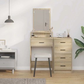 vidaXL Τραπέζι περιποίησης Δρύς Sonoma 50 x 41 x 140 εκ.