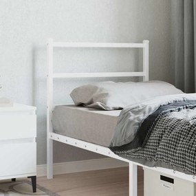 vidaXL Ανταλλακτικό κεφαλάρι Λευκό 80 εκ. Μεταλλικό