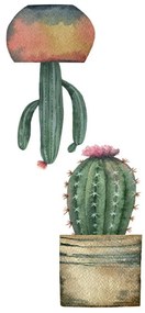 Διακοσμητικά αυτοκόλλητα τζαμιού Cactus S