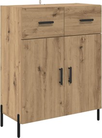 vidaXL Πλαϊνό γραφείο με συρτάρι Artisan Oak 69,5 x 34 x 90 εκ.