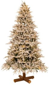 Χριστουγεννιάτικο Δέντρο Pre-Lit Snowy Jersey Pine Με Λαμπάκια 90552 210cm (3024tips) White