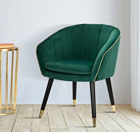 Καρέκλα Πράσινο/Χρυσό PARIS Πράσινο και Χρυσό 58x62x78
