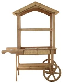 Beauty Home Ξύλiνη Καρότσα Alfonse 148 x 108 x 46 CM