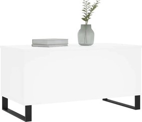 vidaXL Τραπεζάκι Σαλονιού Λευκό 90x44,5x45 εκ. από Επεξεργασμένο Ξύλο