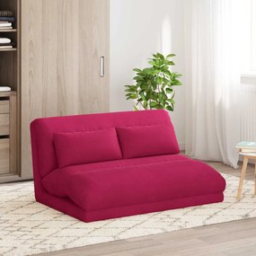 vidaXL Ρυθμιζόμενη Πολυθρόνα Δαπέδου Κόκκινο Βελούδο
