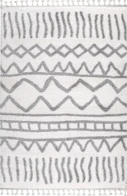 Χαλί (160x230) Polcarpet Silky Shaggy 633 Cream/Grey