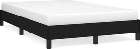 vidaXL Πλαίσιο Κρεβατιού χωρίς στρώμα Μαύρο 120x190 εκ. Υφασμάτινο