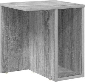vidaXL End Table 2 pcs Γκρίζο Σονομα 37 x 32 x 40 εκ
