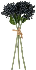 Τεχνητό Μπουκέτο Hyacinth 21356 30cm Black GloboStar Ύφασμα