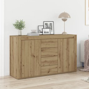 vidaXL Γραφείο Δρυς Επεξεργασμένο ξύλο 120 x 36 x 69 εκ. Πλαϊνό γραφείο