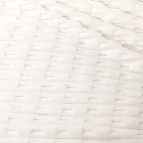 Κουβέρτα Fleece Μονή (160x220) Nima Savara Ivory