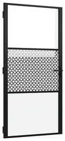 vidaXL Εσωτερική Πόρτα Μαύρο 102.5 x 201.5 cm