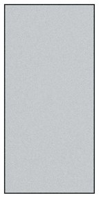 vidaXL Χαλάκι Εξώπορτας Γκρι και Μαύρο 120 x 250 cm