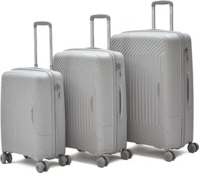 Stewehome σετ 3 τεμαχίων βαλίτσες με 8 τροχούς από πολυπροπυλένιο