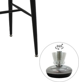 Tραπέζι μπαρ Harriet pakoworld MDF λευκό-μαύρο 120x60x105εκ