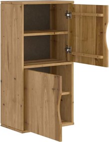 vidaXL Βοηθητικό Ντουλάπι ODDA 40x24x79 εκ. από Μασίφ Ξύλο Πεύκου