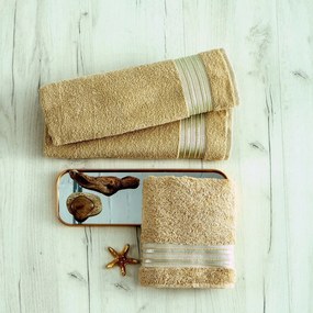 Πετσέτα Προσώπου (50x90) Sb Home Amira 460gsm Μπεζ